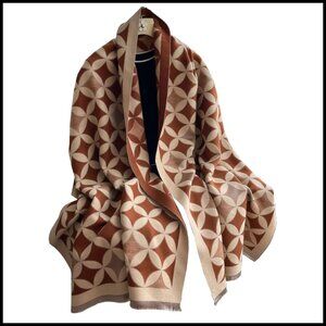 Oversized Cashmere Shawl Wrap Soft Winter Warm Pashmina Elegant Chic Stole